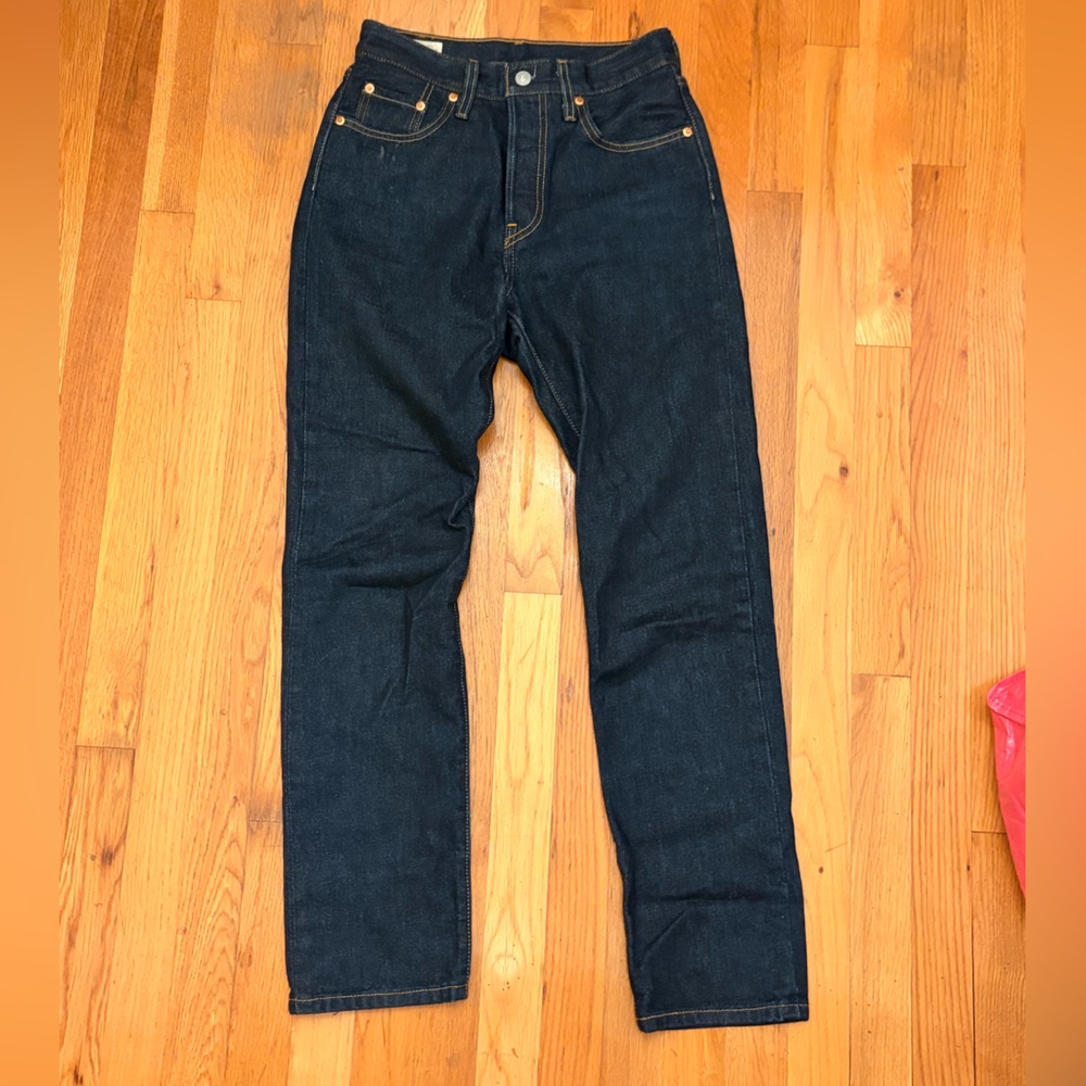 Levi’s 501 Dark Wash Blue Jeans